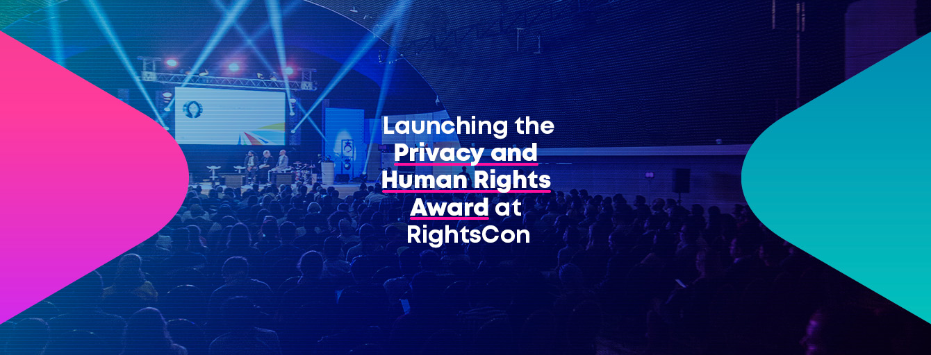 Launching the Privacy and Human Rights Award at RightsCon